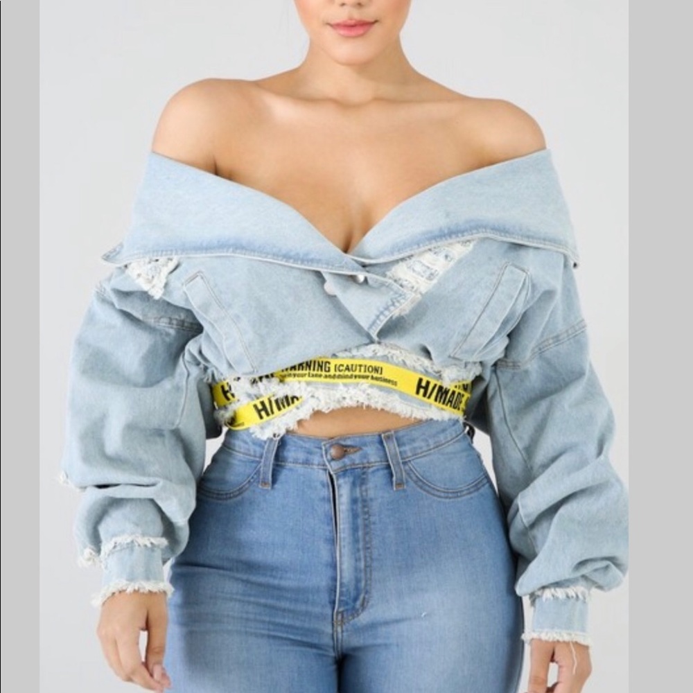 Distressed Jean Jacket